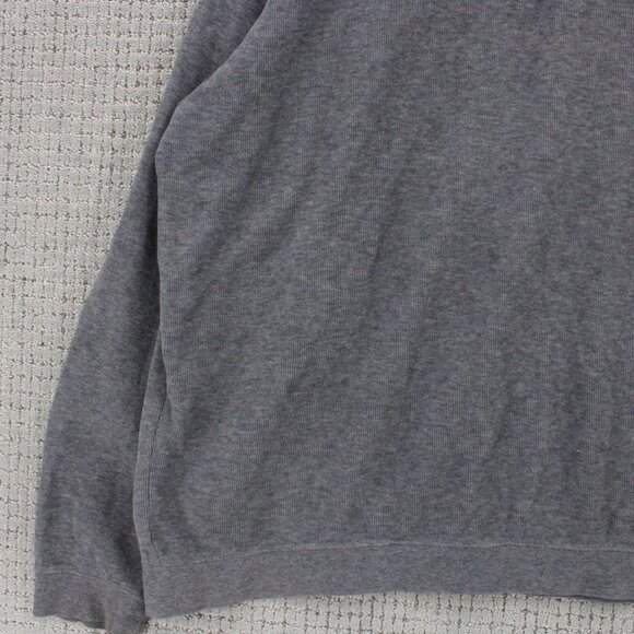 Cutter & Buck Sweater Mens 2XL Gray Solid Half Zip Long Sleeve Lightweight - Picture 4 of 8